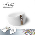 Schicksal Schmuck Kristalle von Swarovski Ring neue Keramik-Ringe